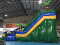 Château gonflable pour enfants avec toboggan aquatique, combinaison de jeux gonflables, maison de rebond, toboggan aquatique gonflable
