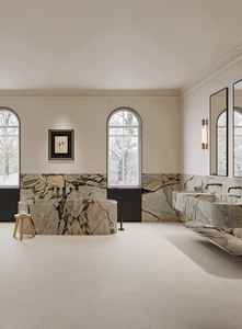 Grande dalle de marbre rose de <span class=keywords><strong>Notre</strong></span>-<span class=keywords><strong>Dame</strong></span>, moderne, polie, imperméable, pour la cuisine, la villa, la salle de bain, le salon, design mural intérieur/extérieur - Product Image 5