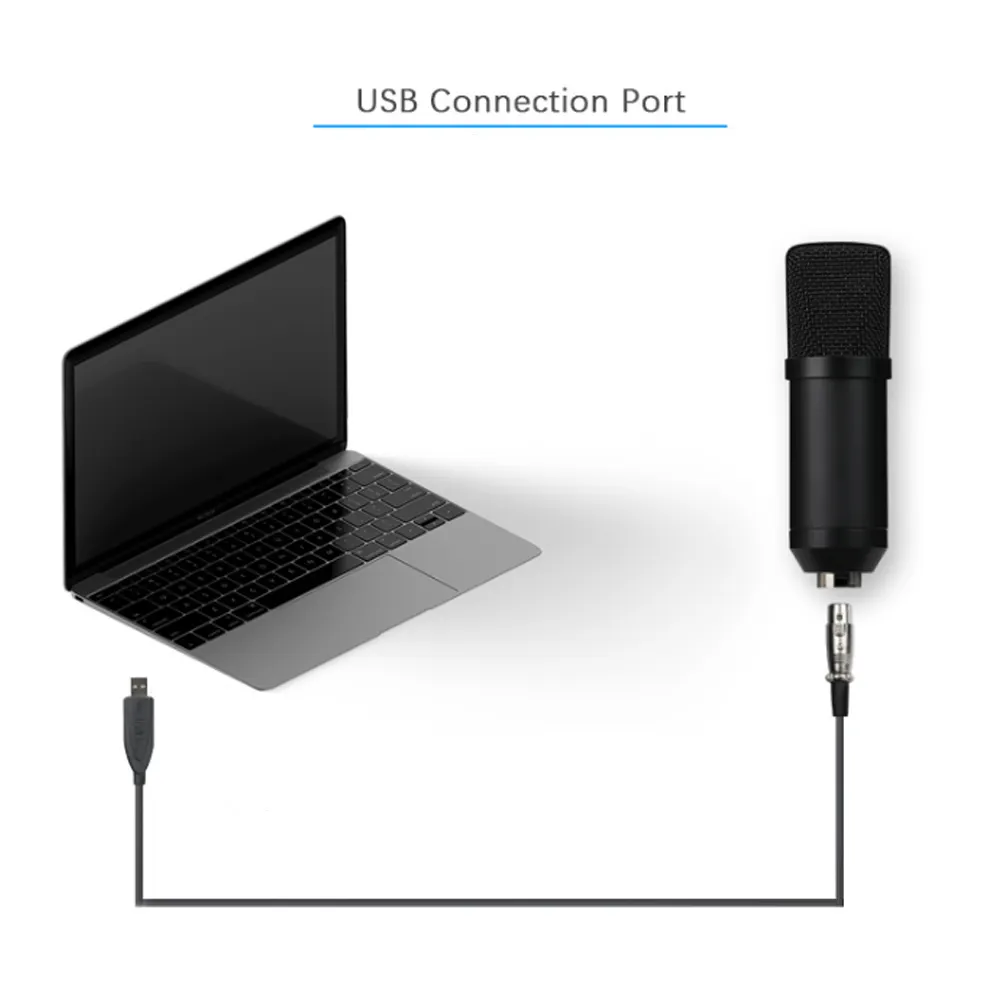 2023 USB-700新着192KHz/24ビットコンピューター使用プロフェッショナルスタジオUSBマイクコンデンサー