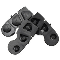 Carcasa de Goma ABS para Llave, 3 Botones, Repuesto de Botones para Tarjeta Inteligente, Almohadillas Protectoras para Botones, Botón de Tecla Suave