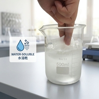 Papier thermique soluble dans l'eau, matériau adhésif soluble dans l'eau, se dissout en 10 secondes, étiquettes pour lave-vaisselle, revêtement thermique imprimable