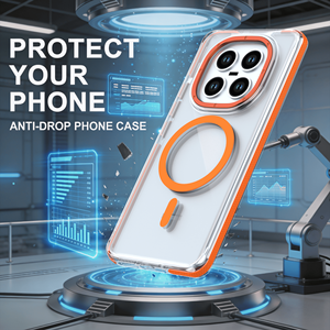 Funda Transparente Híbrida Magnética Resistente a Golpes y Huellas Dactilares para <span class=keywords><strong>Redmi</strong></span> Note <span class=keywords><strong>12</strong></span> 13 14 4G 15Pro+ 5G con Carga Inalámbrica - Product Image 3