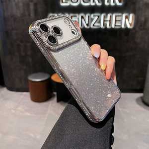 เคสโทรศัพท์แวววาวกรอบเพชรสำหรับ <span class=keywords><strong>iPhone</strong></span> 17 <span class=keywords><strong>PRO</strong></span> MAX เคสโทรศัพท์กลิตเตอร์สีไล่ระดับสีสำหรับ <span class=keywords><strong>iPhone</strong></span> <span class=keywords><strong>13</strong></span> 14 15 16 17 - Product Image 5