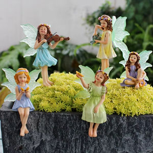 Benutzer definierte Mini <span class=keywords><strong>Butterfly</strong></span> Fairy Sets Mini Fairy für Garten zubehör Miniatur Fairy Garden Supplies für Garten Ornament Dekor - Product Image 1