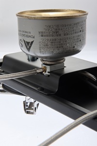 0.5ユニット 小型ミニポータブルキャンプ調理用シングルバーナー IGTフラット電気高圧ブタンガスストーブ スチール一体型 IGT - Product Image 5