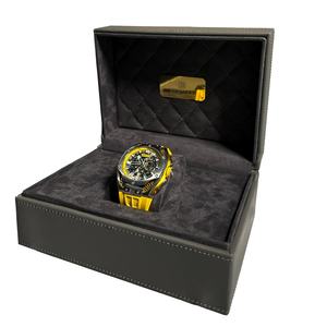 Reloj Mecánico Automático LADY LUXE de 45.5mm, Movimiento BX3613, Resistente al Agua 5ATM, Esfera Analógica, Cristal Mineral, Acero Inoxidable, Amarillo - Product Image 3