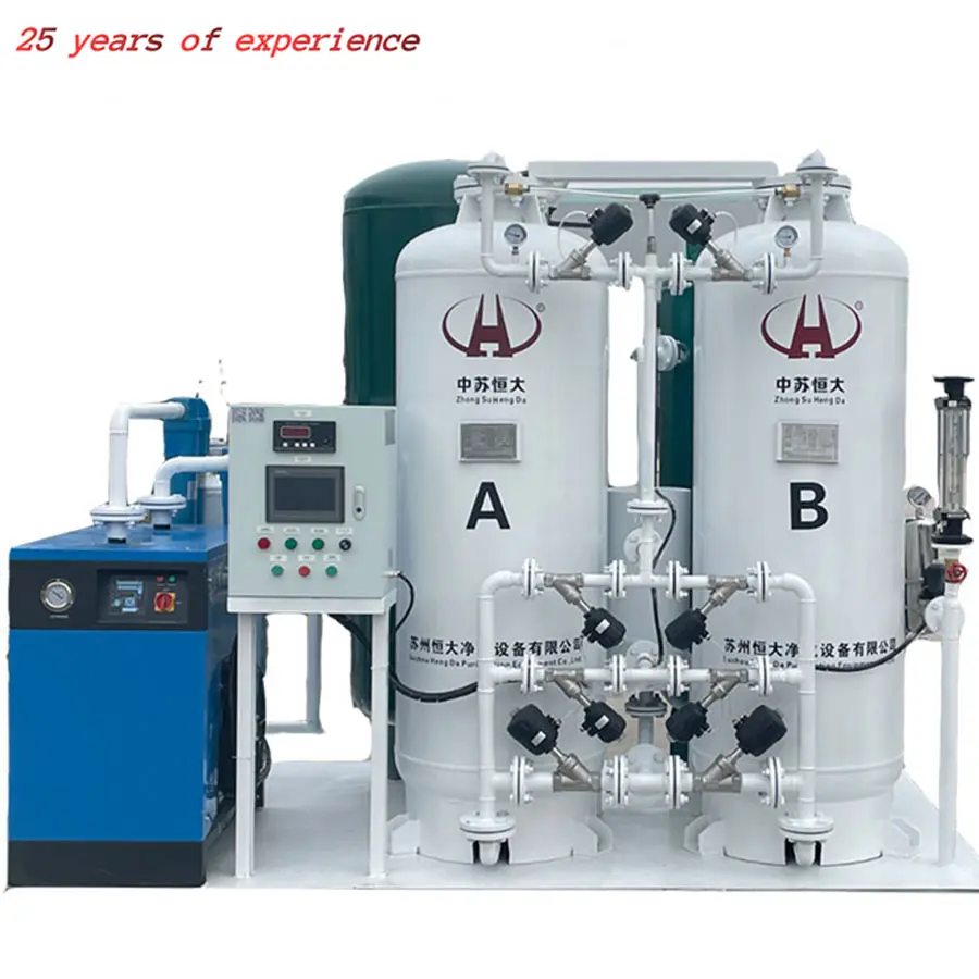 Pengendali jarak jauh ISO CE jenis wadah halus oksigen tanaman medis dan industri 93% - 99.5% Generator oksigen kemurnian tinggi