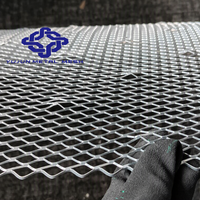 Grillage métallique alvéolé auto-entretoisant 1/4 pour renforcement de plâtre, feuillard métallique 27x96 pour stuc, maçonnerie, pare-feu et carrelage