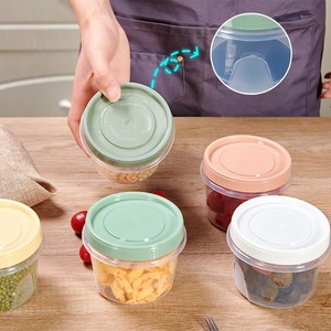 8 boîtes rondes de 500 ml pour conserver les aliments frais, récipients de stockage pour réfrigérateur, fruits, collations, bocaux hermétiques, compatibles micro-ondes - Product Image 4