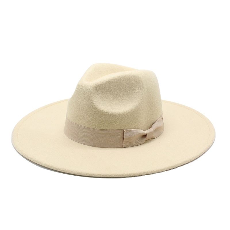 Sale Factory Direct Price Wedding Hat Wide Brim Fedora Hat Fedora Hats With Bow