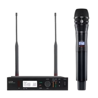 Récepteur sans fil numérique UHF monocanal ULXD4 Ksm8 Ksm9 Ksm11 avec micro dynamique portatif pour église