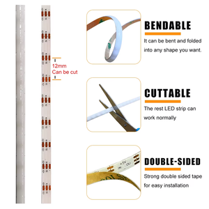 COB Smart <span class=keywords><strong>LED</strong></span> Strip Light DC 5V 12V Adressable individuellement 160LED Dream Color 5mm RGB Pixel Tape Ribbon DIY - Product Image 3