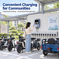 Station de recharge intelligente à 12 ports avec gestion centralisée pour vélos électriques et trottinettes électriques communautaires - Fabricant chinois