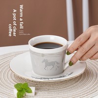 Tasse à café artisanale haut de gamme exquise, modèle de designer, tasse miroir artistique à projection dynamique, motif cheval au galop, tasse nordique luxueuse