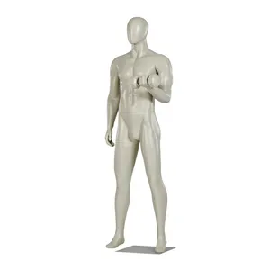 Mancuernas de elevación personalizadas Maniquíes masculinos de cuerpo completo Flexible Tamaño grande