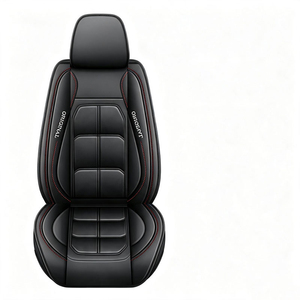 <b>Car</b> <b>Seat</b> Cover Full Set Luxury PU Leather 7 <b>Seats</b> with <b>Back</b> Support - Product Image 4