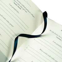 Vente en gros pas cher A5 non daté fille noire Motivation Gratitude objectif de prière Journal planificateur personnalisé imprimé lin Eco matériel boîte