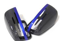 Coque de rétroviseur de remplacement en fibre de carbone noire pour Mercedes-Benz a B C E S CLA CLS GLK/Classe A W204