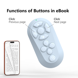 Control Remoto Multifunción para Smartphone para Tiktok, Youtube, Instagram, Desplazamiento, Cambio de Página de Libros Electrónicos, Control de Cámara y Video - Product Image 3
