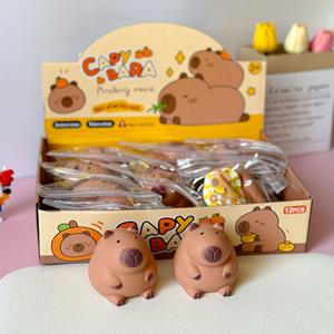 Juguete Sensorial de Capibara, Material TPR, para Aliviar el Estrés, Descompresión, Rebote Lento, Juguete Antiestrés para Niños - Product Image 6