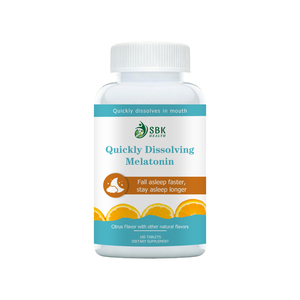 Tabletas de melatonina de disolución rápida OEM ODM. La melatonina promueve el sueño en tan solo 15 minutos. Tabletas de extracto de remolacha. - Product Image 1
