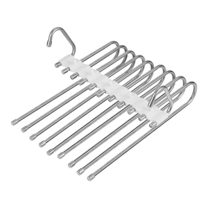 Perchero Plegable de Acero Inoxidable para Pantalones 9 en 1, Estantes, Ganchos para Ropa, Perchas Mágicas Multifuncionales para Armario - Product Image 2