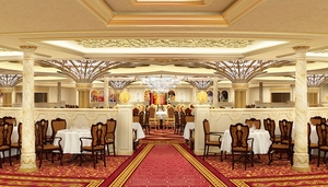 Thảm Trải Sàn Khách Sạn Bằng Nylon Tùy Chỉnh Thảm Treo Tường Thành Sảnh Khách Sạn 5 Sao Sang Trọng Thiết Kế Hiện Đại Màu Đỏ - Product Image 6