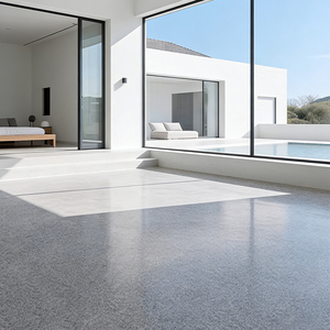 Peinture de sol à effet marbre, sable coloré, résine époxy auto-nivelante, revêtement de sol en sable coloré pour sol en béton - Product Image 2