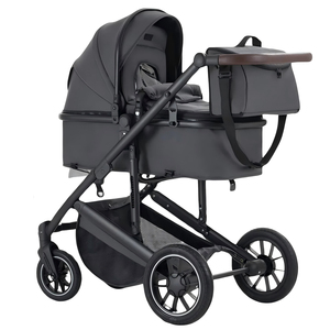 Poussette bébé 3 <span class=keywords><strong>en</strong></span> <span class=keywords><strong>1</strong></span>, poussette à roulettes avec modes de glissement réversibles, cadre <span class=keywords><strong>en</strong></span> alliage d'aluminium, pliage <span class=keywords><strong>en</strong></span> un clic, poussette bébé 3 <span class=keywords><strong>en</strong></span> <span class=keywords><strong>1</strong></span> - Product Image 1