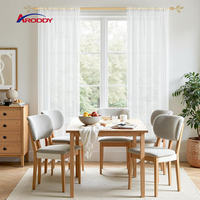 ARODDY Promotion sur les frais de transport : Rideau semi-transparent en polyester sur mesure, 132 cm x 213 cm, pour les achats professionnels