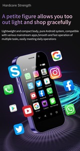 Soyes XS14 Pro 4G มินิสมาร์ทโฟน Android 9.0 ระบบสแกนใบหน้า OTG รองรับ 2 ซิม หน้าจอ 3.0 นิ้ว วิทยุ FM WiFi โทรศัพท์มือถือพกพาขนาดเล็ก - Product Image 4