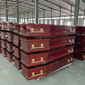 Cofano Funebre Economico in Legno Massello di Pioppo per Adulti, con Rivestimento in Raso, Vendita all'Ingrosso per <span class=keywords><strong>Onoranze</strong></span> <span class=keywords><strong>Funebri</strong></span> - Product Image 5
