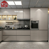 Gabinetes de Cocina Modernos Directo de Fábrica, Juego Completo de Gabinetes de Cocina Modulares de Lujo, Diseño y Fabricación