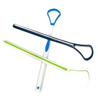Grattoir pour langue adulte à usage quotidien Grattoir pour langue à manche lisse