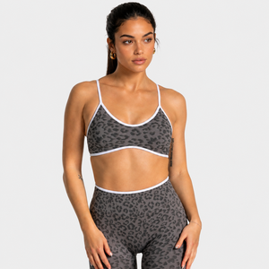 Sujetador Deportivo <span class=keywords><strong>de</strong></span> Alta Elasticidad, Adecuado para Entrenamiento Físico, Estampado <span class=keywords><strong>de</strong></span> Leopardo, Top <span class=keywords><strong>de</strong></span> Yoga para Mujer con Absorción <span class=keywords><strong>de</strong></span> Impactos y Anti-caída - Product Image 3