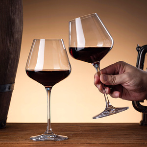 Juego de Copas de Vino Tinto Borgoña 301-400 ml, Cristal sin Plomo, Estilo Europeo para Bodas - Product Image 2