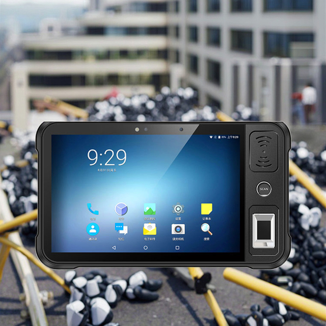 Biometric Industrial Grade Tablet Computer High Function PDA P80 8 Inch Screen Multi-Functional Handheld Industrial Panel PC