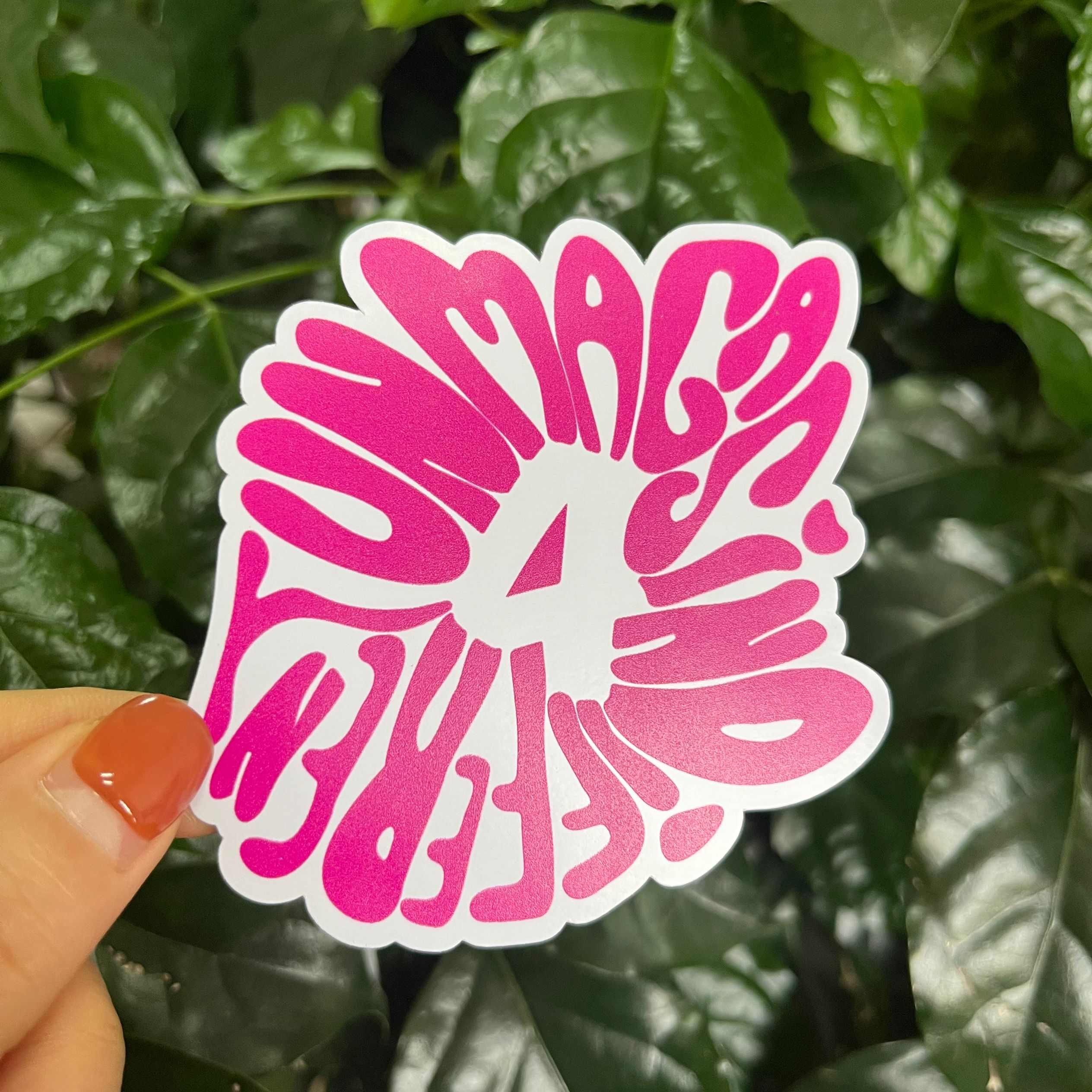 No lamination Thicker sticker for outdoor use