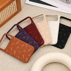 ZENOS Fashion Customized PU Leather Horse Pattern Handmade High-end Mobile Phone <b>Case</b> for for Series-New - Product Image 3