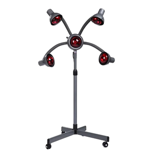 Professional Salon <b>Electric</b> Red Light Bulb Heater Smart Infrared Hot Air- <b>Brush</b> Eco-Friendly Modern Metal <b>Hair</b> Dryer Styler - Product Image 1