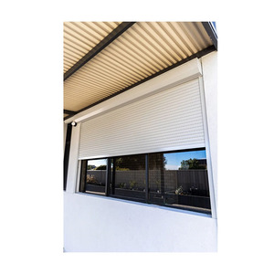 Volets roulants solaires automatiques de conception moderne avec isolation thermique pour fenêtres et portes de villas résidentielles en aluminium - Product Image 4