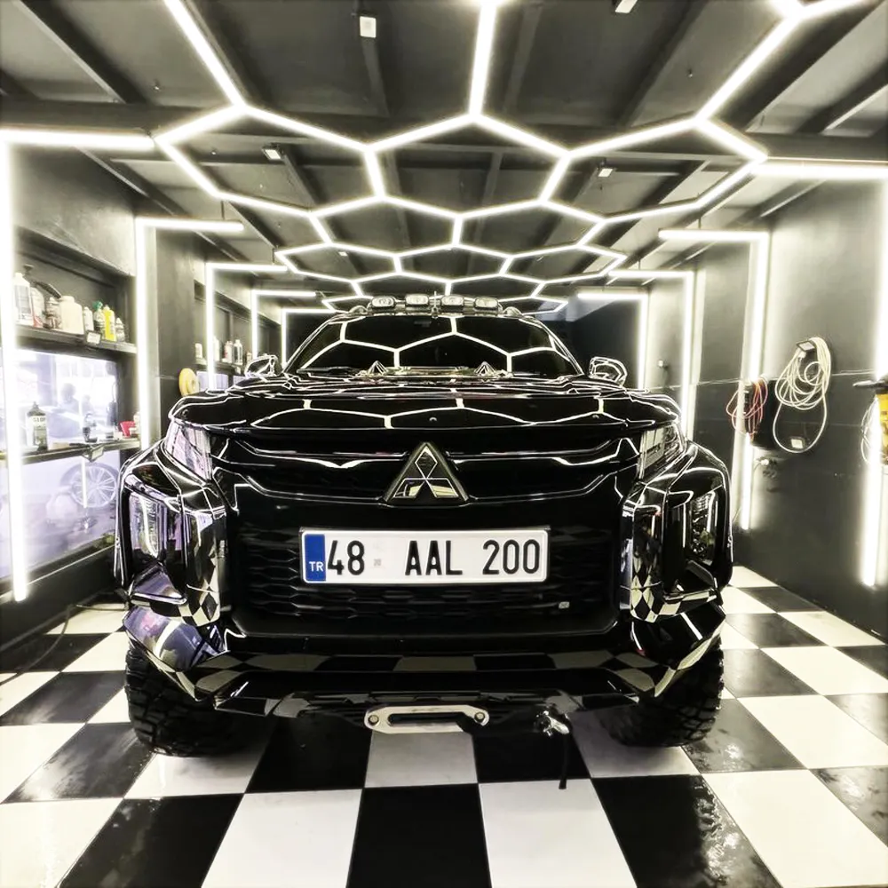 Diy Assembly Build Hexagonal Automotive Film Shop Led Light Matrix Car Beauty Lights