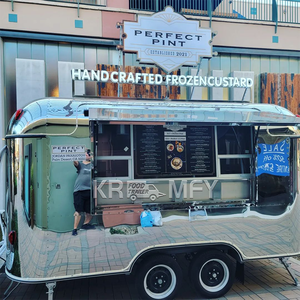 Remolque de comida de acero inoxidable OEM de China con camión de comida de helados DOT CE con equipo de cocina completo a la venta - Product Image 3