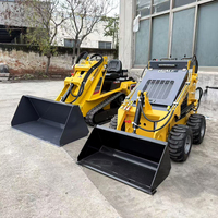 Mini-chargeuse compacte multifonctionnelle tout-terrain la plus demandée, chargeuse frontale sur chenilles conforme EPA