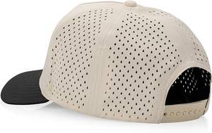 Chapeau Snapback personnalisé | Casquette vierge à 5 panneaux pour hommes et femmes | Casquette Performance Bill respirante, légère et incurvée - Product Image 4