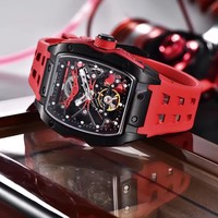 Montres automatiques mécaniques pour hommes PAGANI DESIGN S018, aiguilles lumineuses, étanches à 30 m, bracelet en nylon, montre-bracelet Reloj