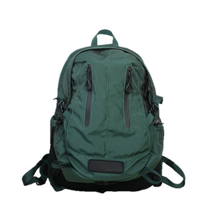 Sac à dos de sport d'extérieur 18 pouces en nylon avec compartiment pour ordinateur portable, bretelles réglables, pour les loisirs et les voyages, unisexe, orange vif - Product Image 3