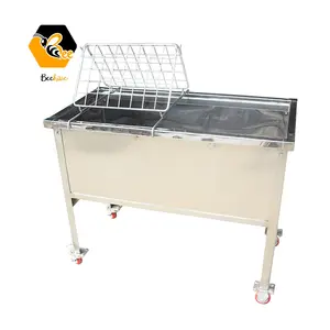 304 Stainless Steel Moveable Honeycomb Uncapping Tank & Tray & Rack Station Apiculture Beekeeping Equipment Bee Keeping Tool