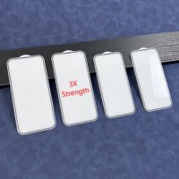 Protecteur d'écran en soie ESD antistatique 3X plus fort en verre trempé pour iPhone 17 16 15 14 Film de protection de haute qualité