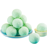 BSKS 1kg Bonbons de guimauve lyophilisés à la pastèque, enrobés, en vrac, en forme de boule, saveur fruitée, qualité A, pour la santé digestive